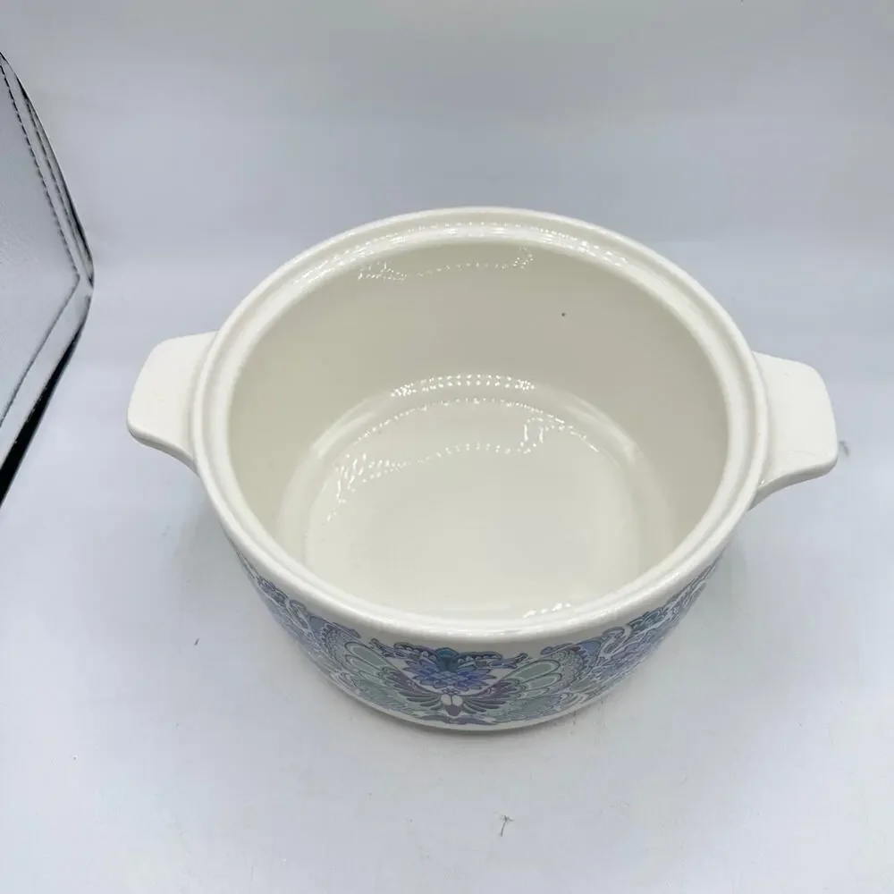 Vintage ATLANTIS by Royal Doulton Medium Casserole No Lid England 1970s